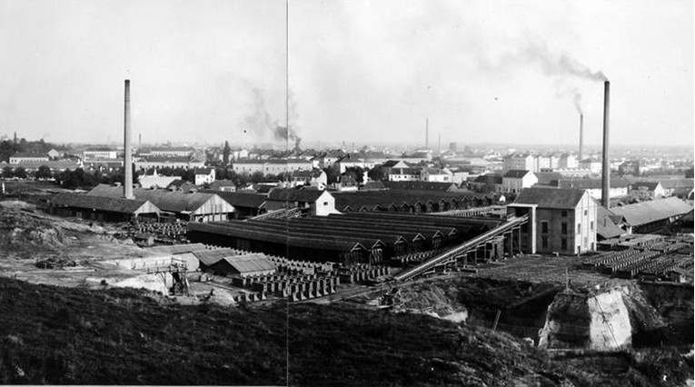 Ciglana na Črnomercu 1930. godine